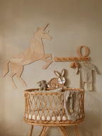 Wanddecoratie kinderkamer – houten paard of eenhoorn – afbeelding 4