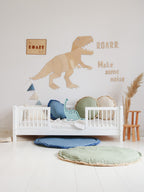 Wanddecoratie kinderkamer – houten poster Be Roarr Kid – afbeelding 3