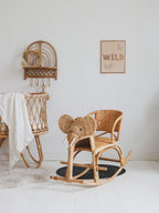 Wanddecoratie kinderkamer – houten poster Be Wild Kid – afbeelding 2