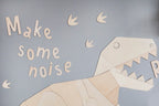Wanddecoratie kinderkamer – houten tekstbord Make Some Noise ROARR – afbeelding 6