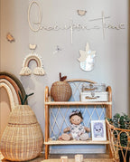 Wanddecoratie kinderkamer – houten tekstbord Once Upon a Time – afbeelding 2