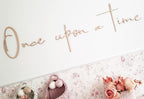 Wanddecoratie kinderkamer – houten tekstbord Once Upon a Time – afbeelding 3