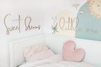 Wanddecoratie kinderkamer – houten tekstbord Sweet Dreams Little One – afbeelding 7
