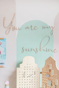 Wanddecoratie kinderkamer – houten tekstbord You Are My Sunshine