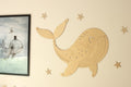 Wanddecoratie kinderkamer – houten walvis