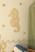 Wanddecoratie kinderkamer – houten zeepaardje