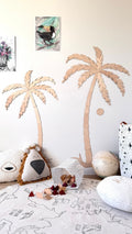Wanddecoratie kinderkamer – set van 2 houten palmbomen