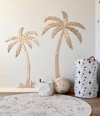 Wanddecoratie kinderkamer – set van 2 houten palmbomen – afbeelding 3