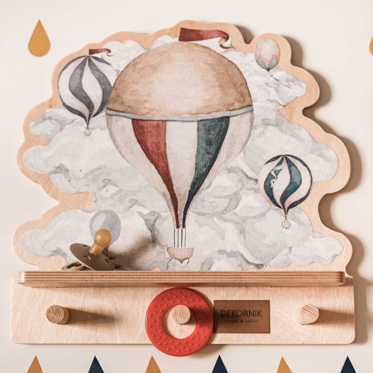 Wandplank kinderkamer – mini wandplank ballon – afbeelding 2