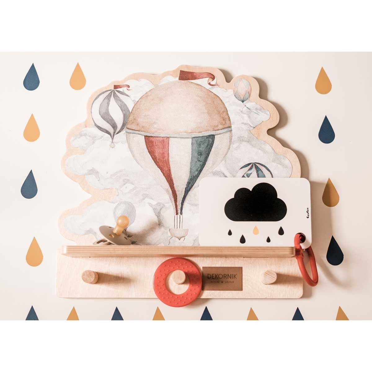 Wandplank kinderkamer – mini wandplank ballon – afbeelding 3