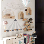 Wandplank kinderkamer – mini wandplank blauwe regenboog – afbeelding 4