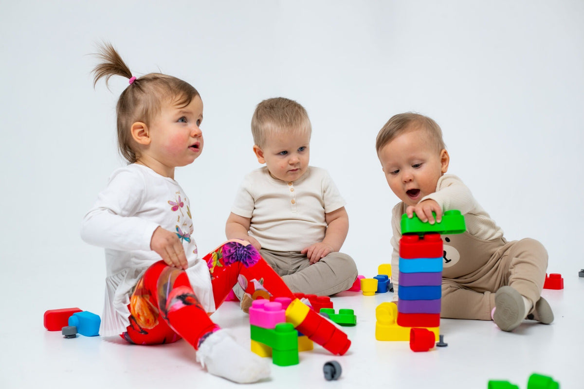 Zachte bouwblokken baby met wielen – 14 stuks – afbeelding 4