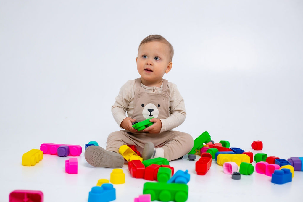 Zachte bouwblokken baby met wielen – 21 stuks – afbeelding 6
