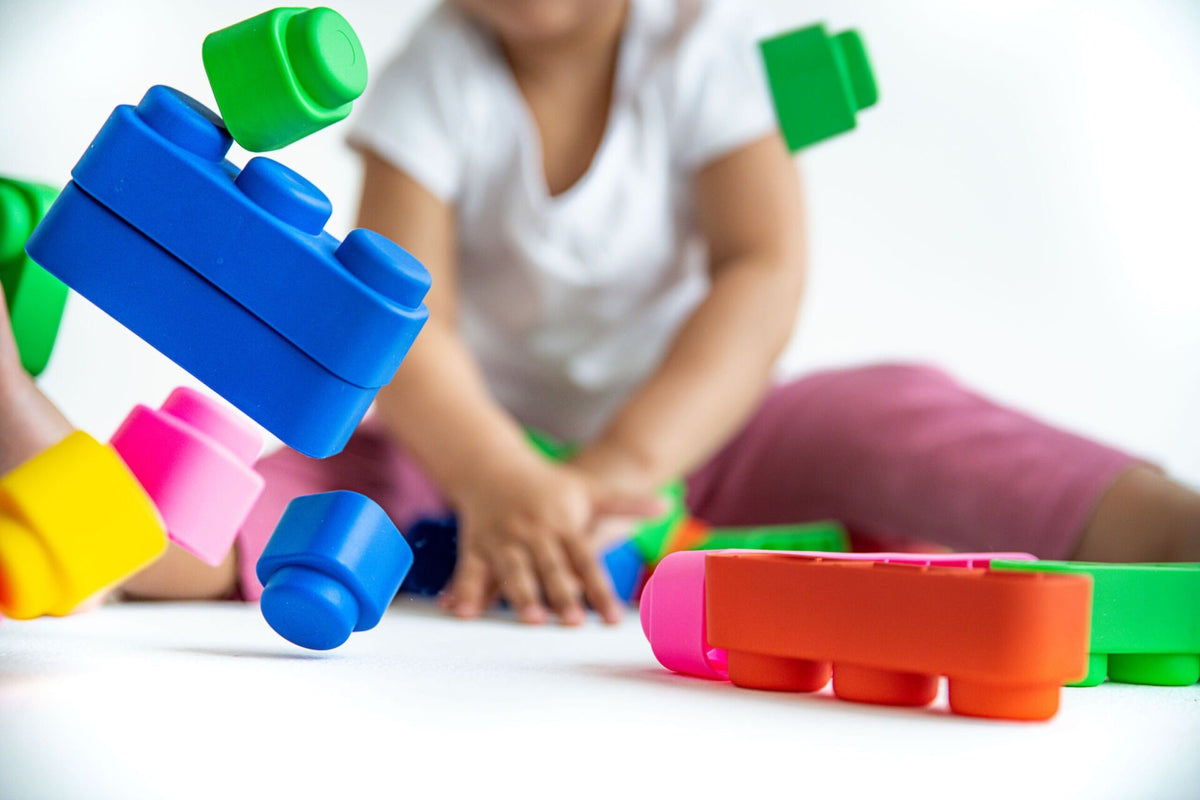 Zachte bouwblokken baby met wielen – 21 stuks – afbeelding 7