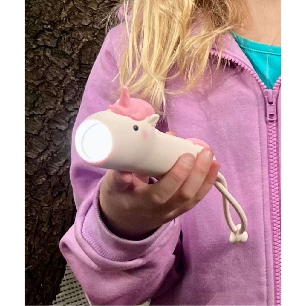 Zaklamp eenhoorn roze voor kinderen – afbeelding 4