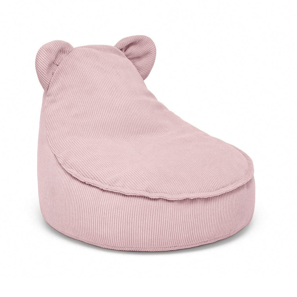 Zitzak kinderkamer Slimcord Teddy ribfluweel – roze