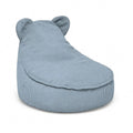 Zitzak kinderkamer Slimcord Teddy ribfluweel – turquoise