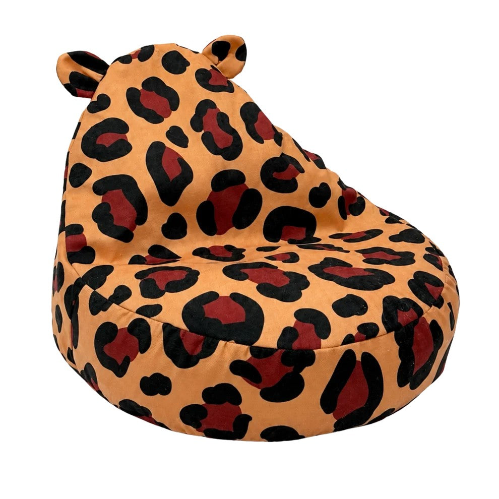 Zitzak kinderkamer Teddy luipaard